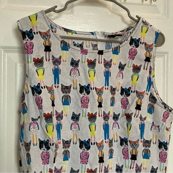 Retrolicious Stylish Cats Dress - Picture 2 of 5